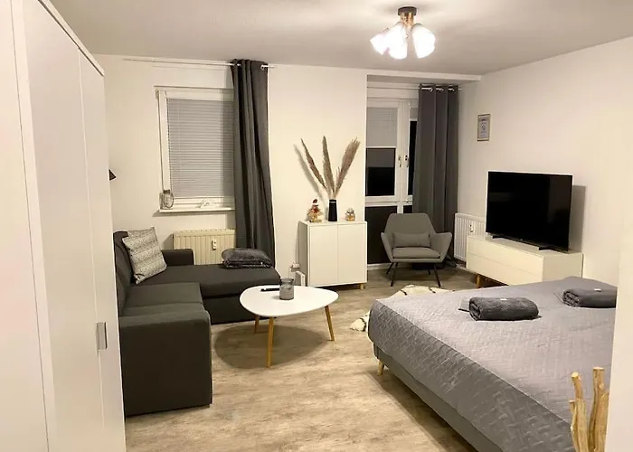 Stilvolle Ferienwohnung Mit Stellplatz Wlan Free Netflix Naehe Bahnhof